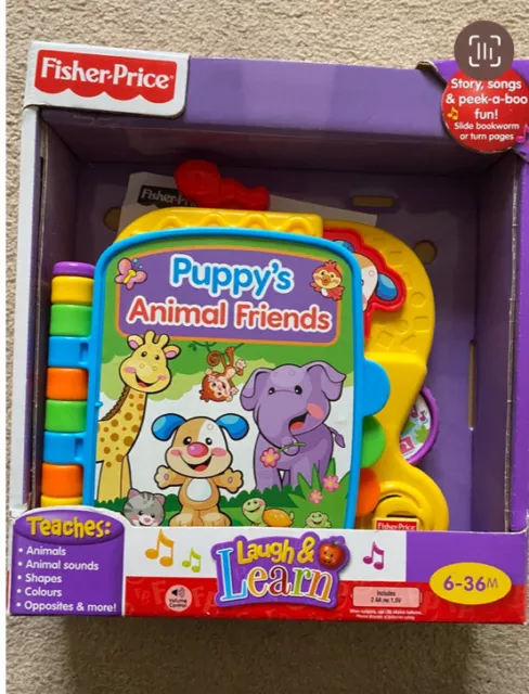 Puppies animal friends Learning Musical Interactive Toy Fisher Price NEW IN BOX