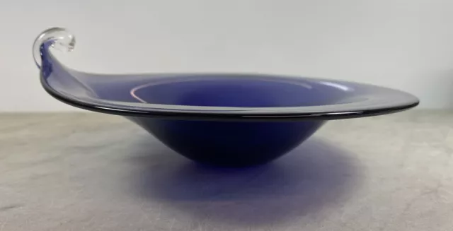 Graeme Hawes Purple Art / Studio Glass Bowl English