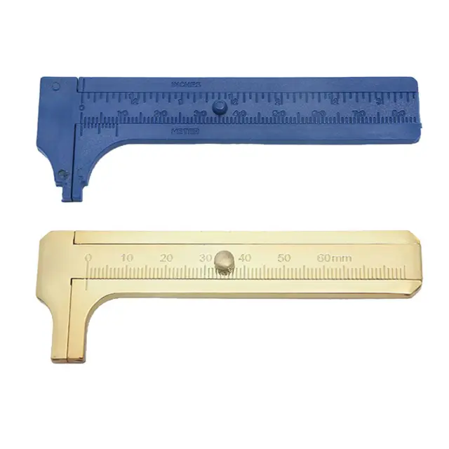 Calibro tascabile per calibro a corsoio da 3 pollici in plastica da 80 mm