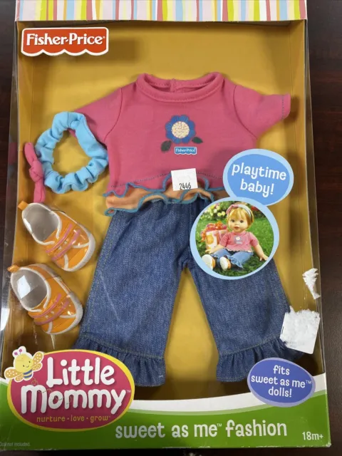 NEW NIB Fisher Price Little Mommy Sweet As Me Doll Fashion