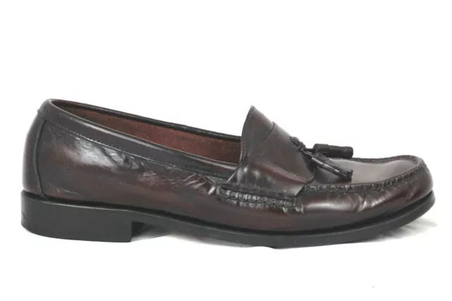 DEXTER MEN'S CASUAL Dress Shoes Brown Leather Tassel Loafer Slip On 11 ...