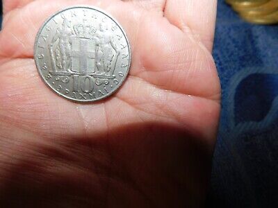 Collectable Greece Greek Coin 1968 10 Drachma Apaxmai