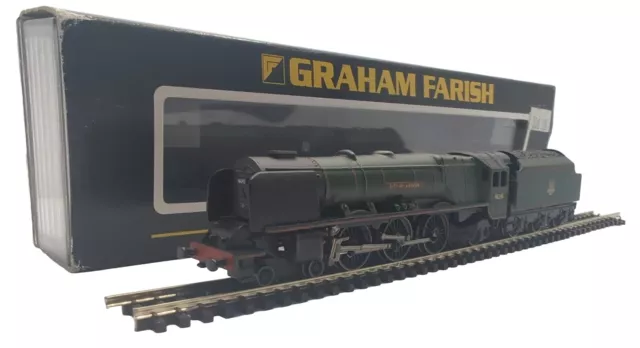 Working Graham Farish N Gauge Br Green 4-6-2 City Of London 46245 Steam Loco