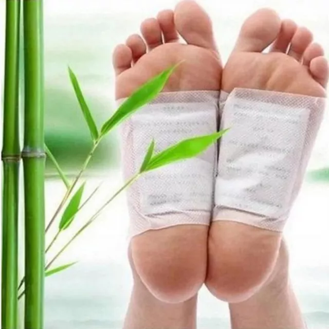 Herbal Detox Foot Patches Pads Body Toxins Feet Slimming Deep Cleansing UK