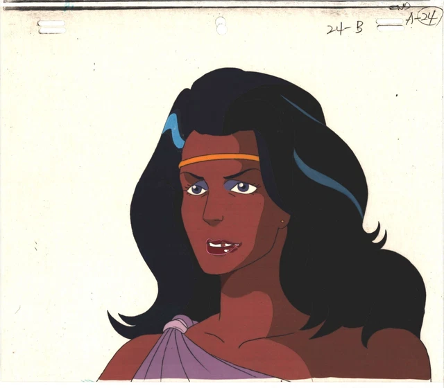 Captain Planet Gaia Production Animation Cel Setup Hanna Barbera 1990-95 24