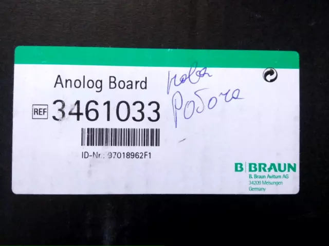3461033 B Braun analog board