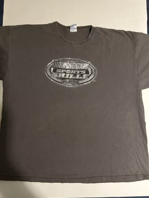 NASCAR Sports Grille Orlando Bumpin & Draftin 2XL T Shirt Gray Coors Light