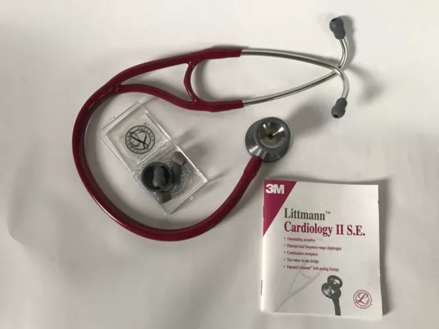 Estetoscopio acústico 3M Littmann Cardiology II, estetoscopio