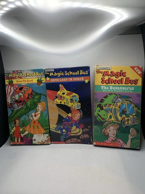 LOT OF 3 The Magic School Bus VHS Scholastic Educational Kids Cartoon £ ...
