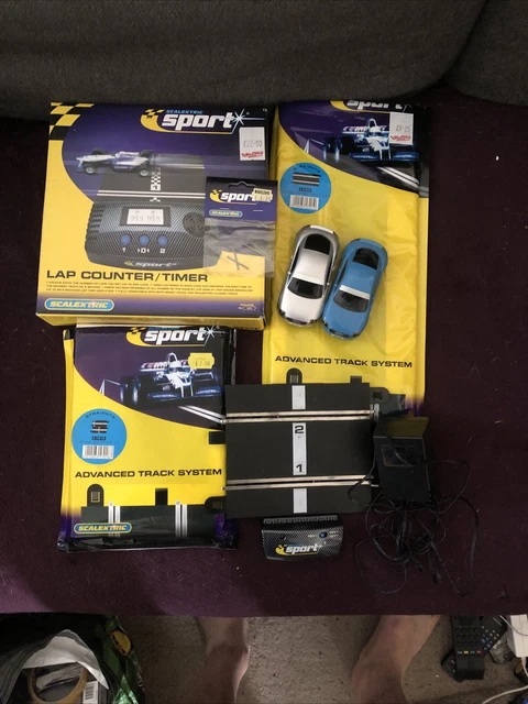 Scalextric C1368 Le Ans Sports Cars Set Ains Power Slot Car Race