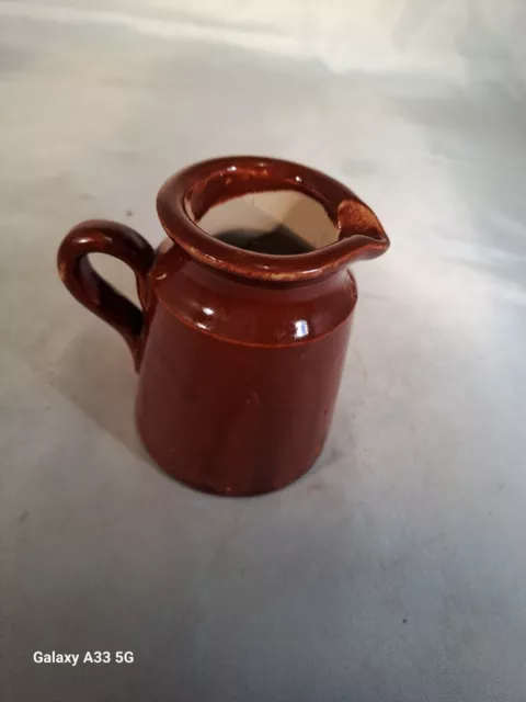 Nice Possil Pottery Handled Cream Jug c1910