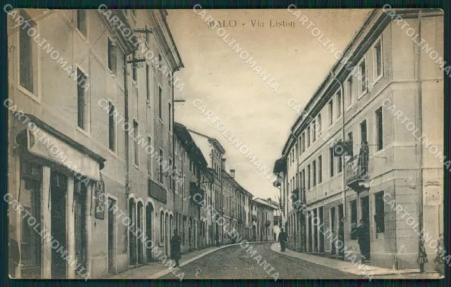 Vicenza Malo ABRASA RIPARATA cartolina QT2634