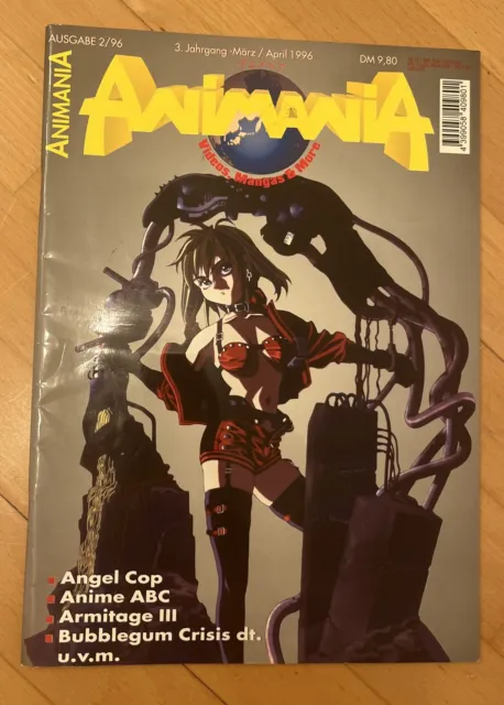 Animania 2/96 Anime Manga Magazin Retro 1996 Armitage