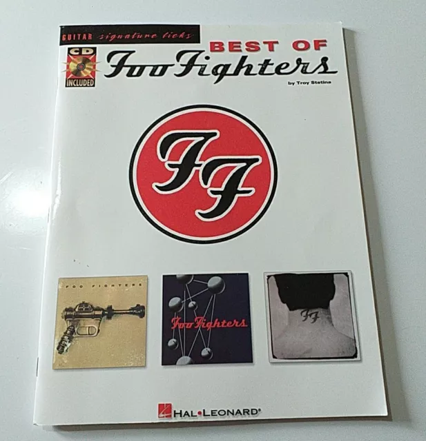 BEST OF FOO FIGHTERS by TROY STETINA - GUITAR TAB, LYRICS + CD - HAL - VGC TAB