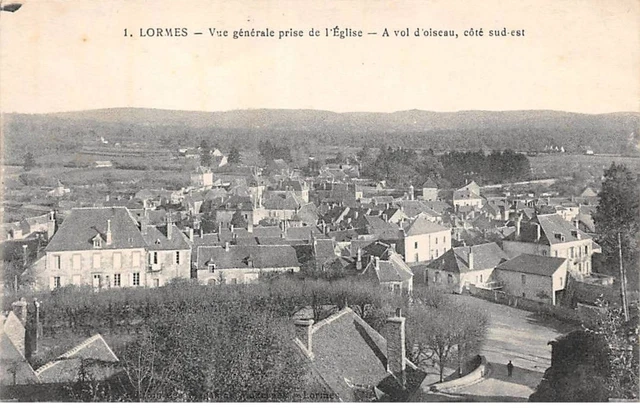 58 - LORMES - SAN52983 - Vue Générale prise de l'Eglise - A vol d'oiseau - C�