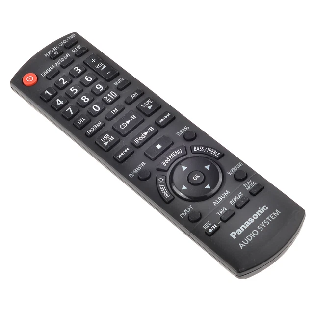 AULCMEET Telecomando Sostitutivo Per Panasonic N2QAYC000027 - Compatibile Con SC-HTB500, SC-HTB10, SA-HTB10