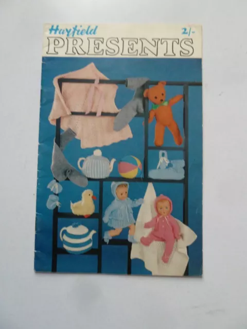 Vintage Toy/Gifts Knitting & Crochet Book-Hayfield Presents