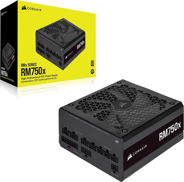 Corsair RM750x Alimentatore PC,Modulare,80 Plus Gold,750Watt,Serie RMX,Nero