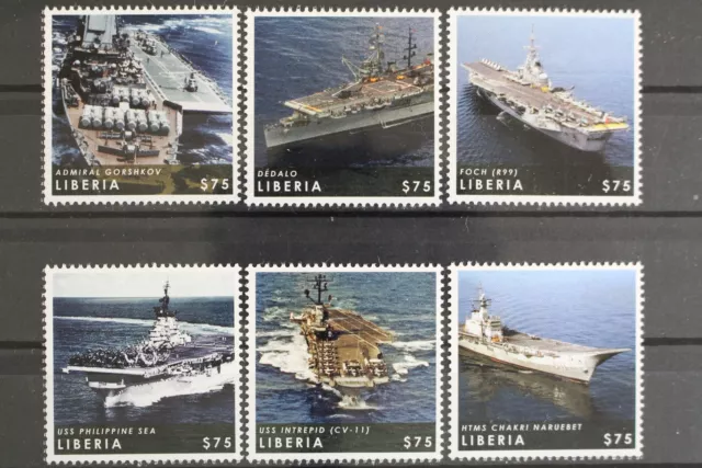 Liberia, Schiffe, MiNr. 6160-6166, postfrisch - 628134