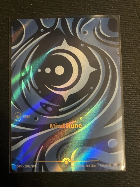 RIFTBOUND TCG- MIND Rune (Nexus Nights Promo)- Origins- 089b/298- NM ...