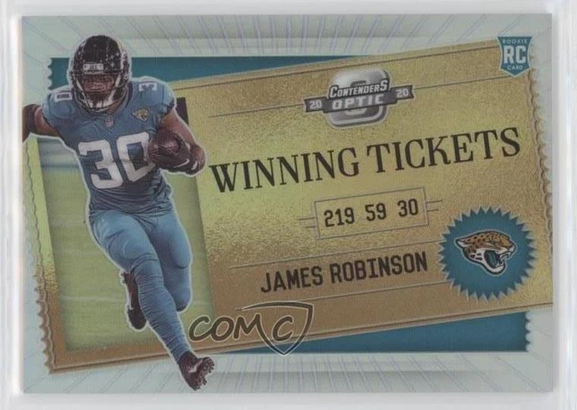 2020 Panini Contenders Optic Winning Tickets James Robinson #WT20 Rookie RC