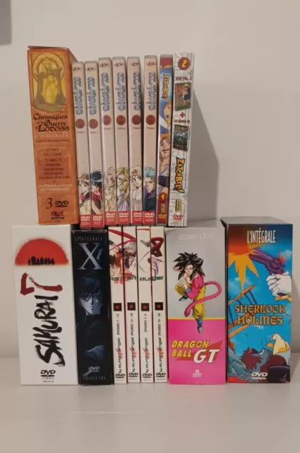 Très Beau Lot De DVD Manga..Plusieurs Coffrets Intégrale