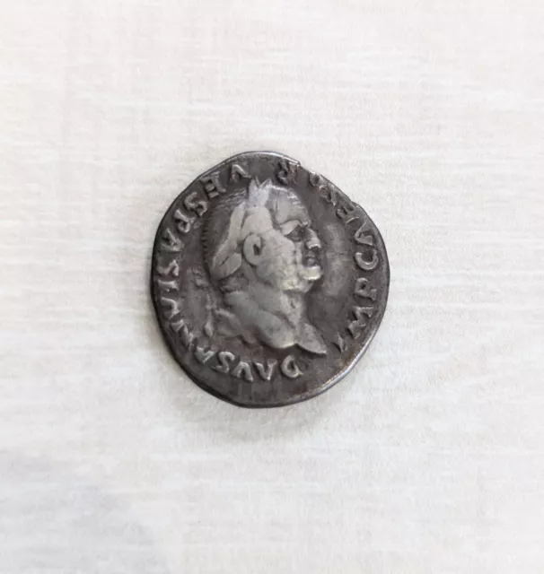 Vespasian Silver Roman Coin Denarius