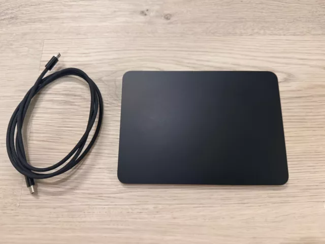 Apple Magic Trackpad 3 Black A1535 2022 Model Version MMMP3AM/A Silver Base