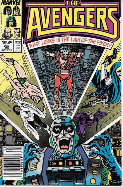 The Avengers Comic Book #287 Marvel Comics 1988 VERY HIGH GRADE NEW UNREAD