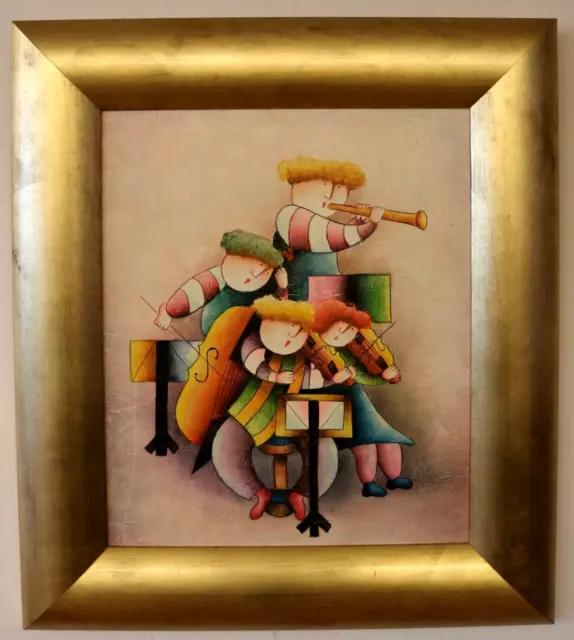 Dipinto stilizzato "I musicisti"