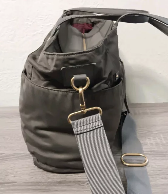 Marc Jacobs Preppy Eliz-a Baby Nylon Leather Combo Tote Diaper Bag 2