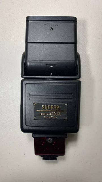 Sunpak Sun Pak Auto 433AF Thyristor Flash for Canon Auto Focus Cameras
