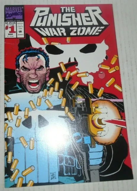 The Punisher War Zone # 1 March 1992 Marvel John Romita Jr