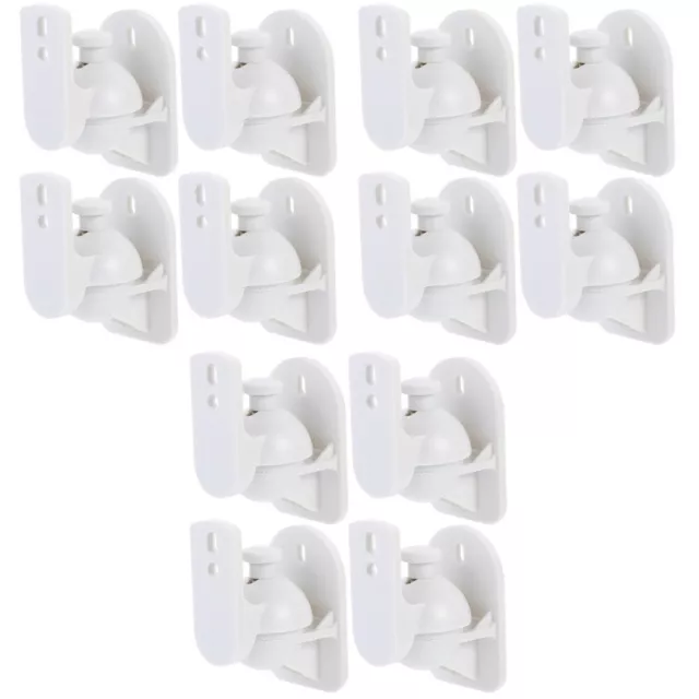 12 Pcs Speaker Wall Mount Abs Satellite Stands Surround Rotating