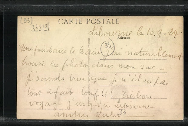CPA Libourne, Le Hall de la Gare du P.-O. 2