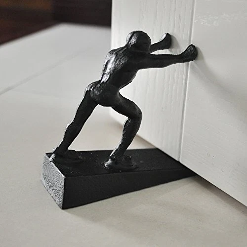 Cast Iron Door Stop - Decorative Rustic Door Stopper - Stop Your Bedroom Bath...