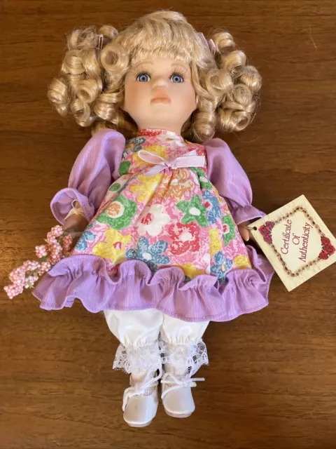 The Collectors Choice Series By Dandee Porcelain Doll Limited Edition Doll 10”