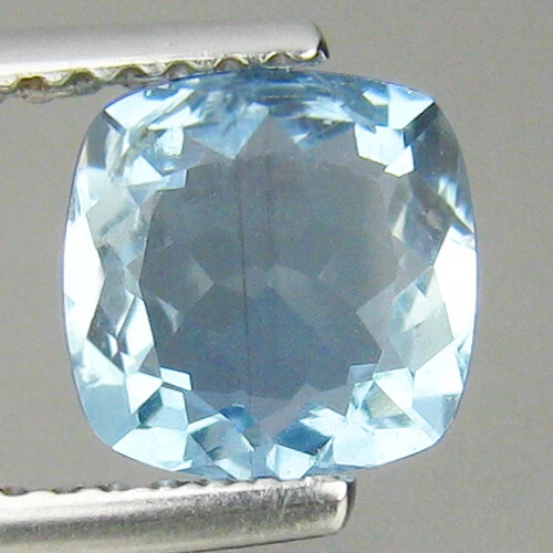 1.26Ct GORGEOUS ! UNTREATED SANTAMARIA BLUE AQUAMARINE FROM BRAZIL