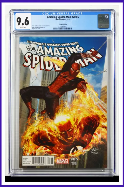 Amazing Spider-Man #700.5 CGC Graded 9.6 Marvel 2014 Variant Edition Comic Book