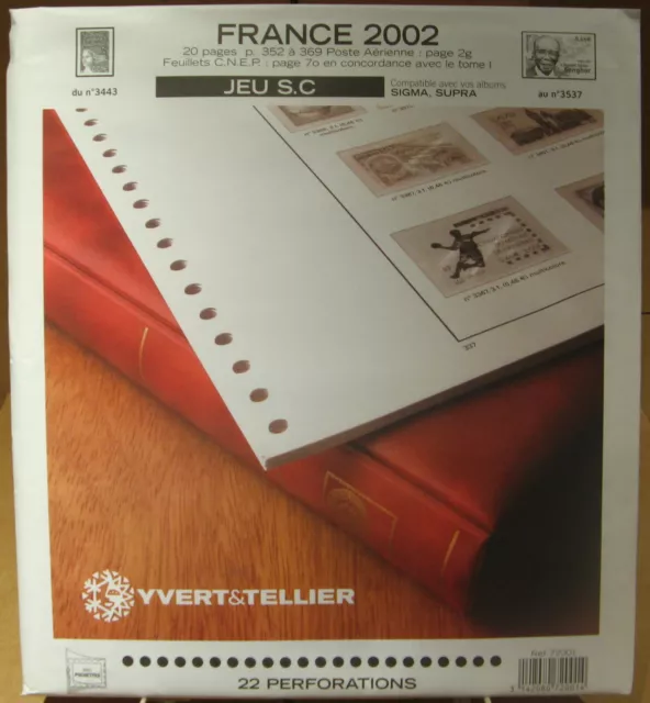 Yvert et Tellier - JEU FRANCE S.C 2002 (Avec Pochettes)