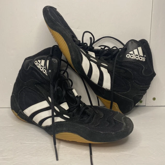 ADIDAS TYRINT WRESTLING Shoes Size 12 Black White 665361 Vintage APE 779  $48.99 - PicClick
