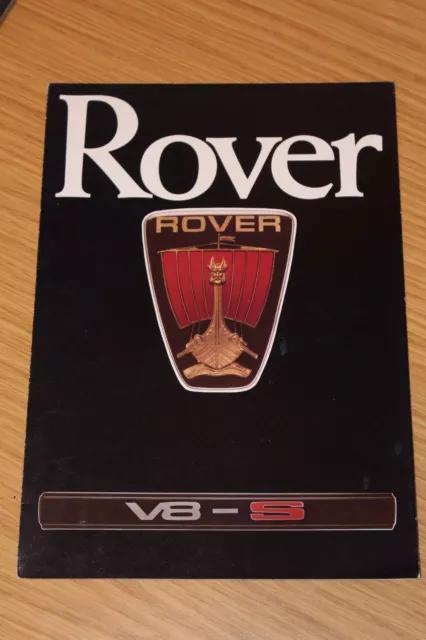 Rover SD1 V8-S Cartella di vendita