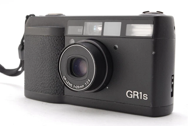 LCD Works!! [Near Mint+++] Ricoh GR1s Black Point & Shoot 35mm Film Camera Japan