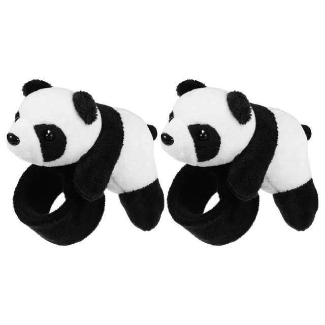 2 Pcs Slap Bracelet Kids Dresses Jungle Theme Party Supplies Animal