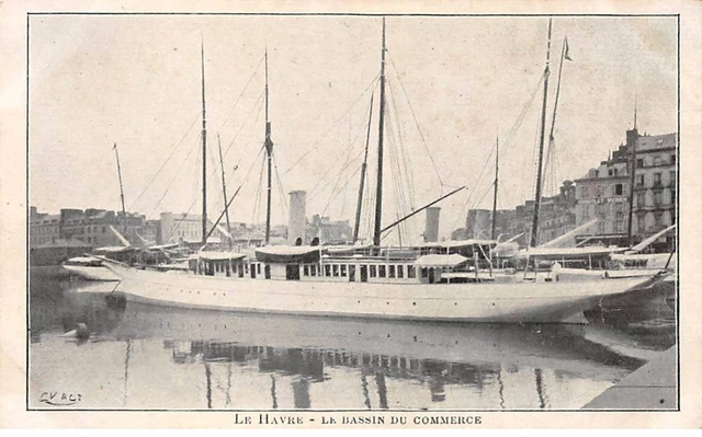 Bateaux - n°78592 - Voilier "Le Havre"  - Le Bassin du Commerce
