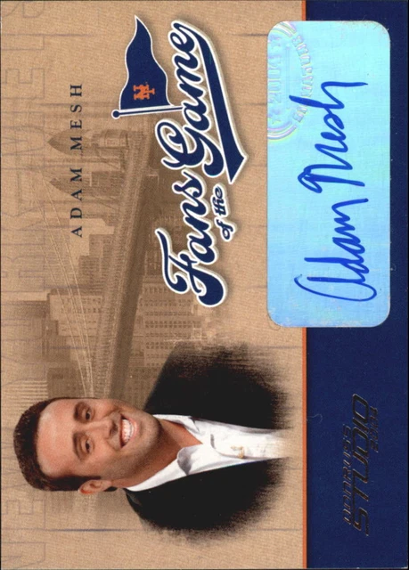 2004 (METS) Studio Fans of the Game Autographs #220 Adam Mesh SP/300