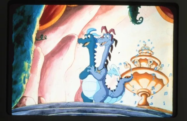 Dragon Tales Animation Zak & Wheezie 2 headed dragon Original 35mm Transparency