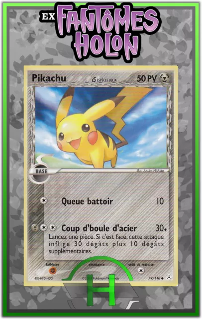 Pikachu - EX:Ghosts Holon - 79/110 - French Pokemon Card