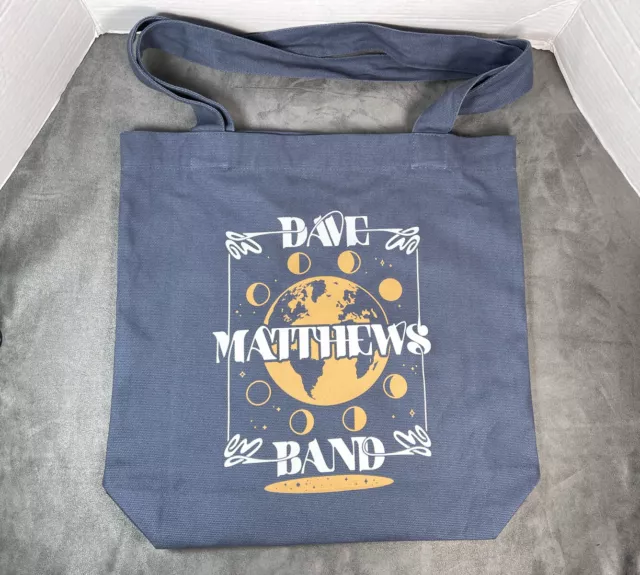 Dave Matthews Band Woodlands Houston Texas 2023 Tote Walk Around The Moon Blue