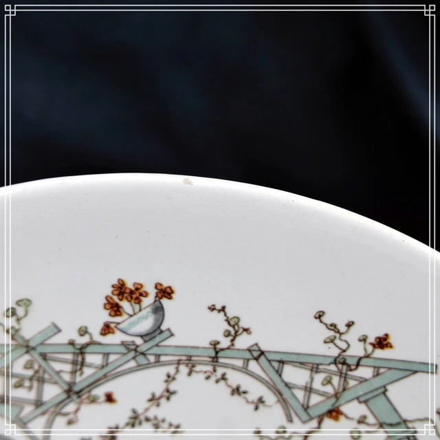 ASSIETTE EN SARREGUEMINES FROMONT RICHARD art nouveau style mucha D) 3